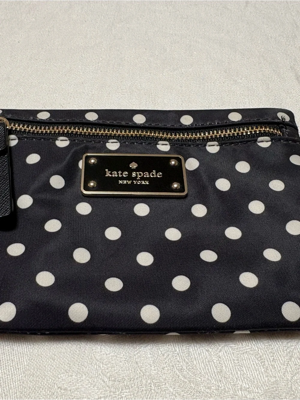 kate spade Black Polka Dot Pouch